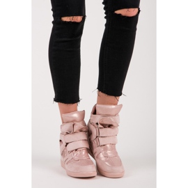 Vices Vícios de tênis de velcro rosa 2