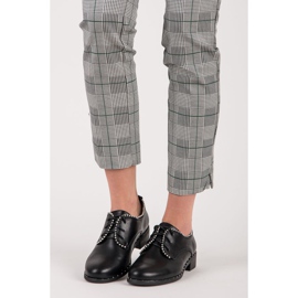 Seastar Sapatos femininos amarrados preto 1