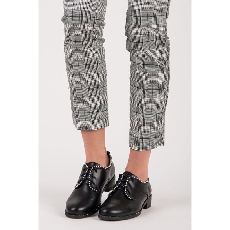 Seastar Sapatos femininos amarrados preto 1