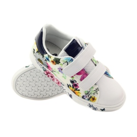 American Club tênis americano com palmilha de couro multicolorido branco 3