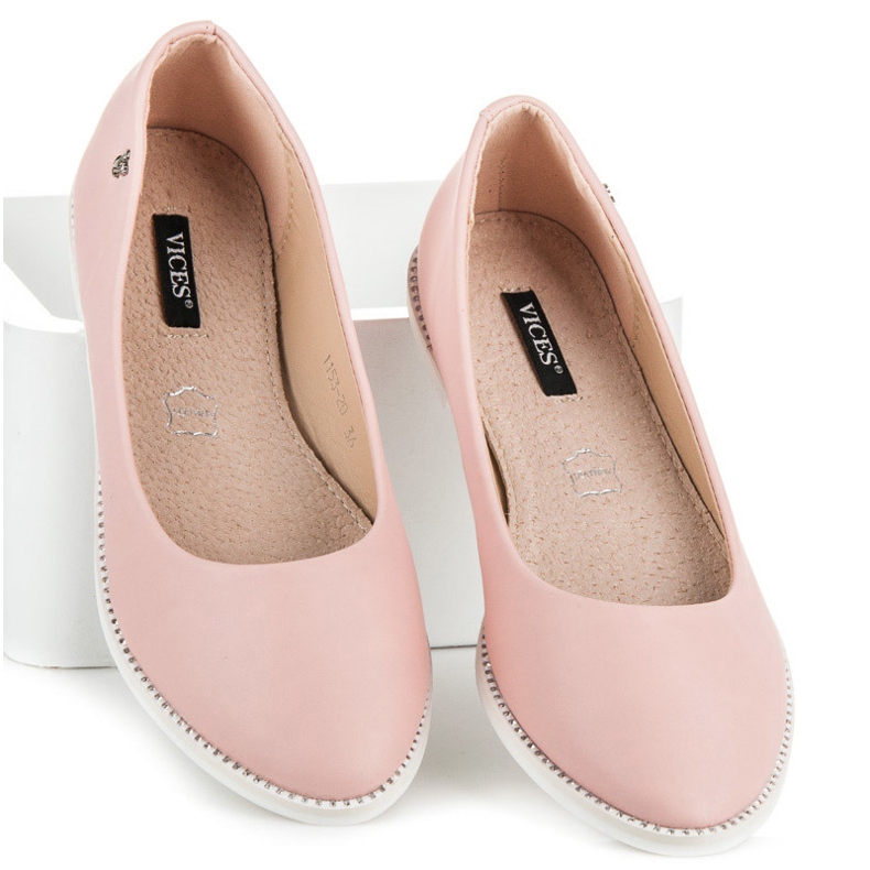 Vices bailarinas rosa com strass 2