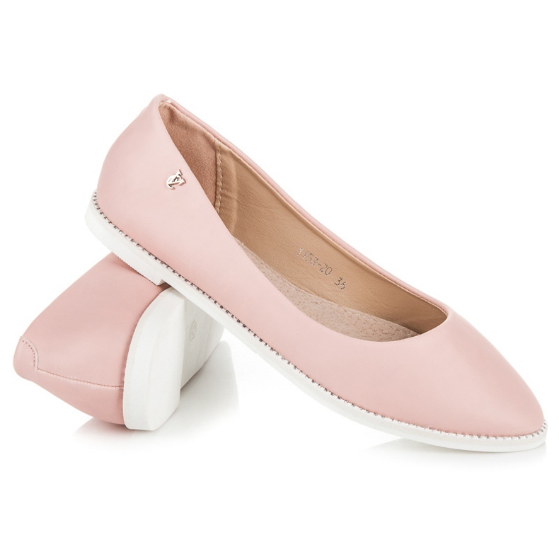 Vices bailarinas rosa com strass 1