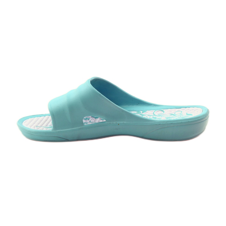 American Club Chinelos de espuma de menta americano para água azul multicolorido 2