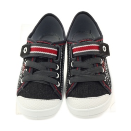 Calçado infantil Befado, sapatilhas, chinelos 251x091 vermelho cinza branco 4