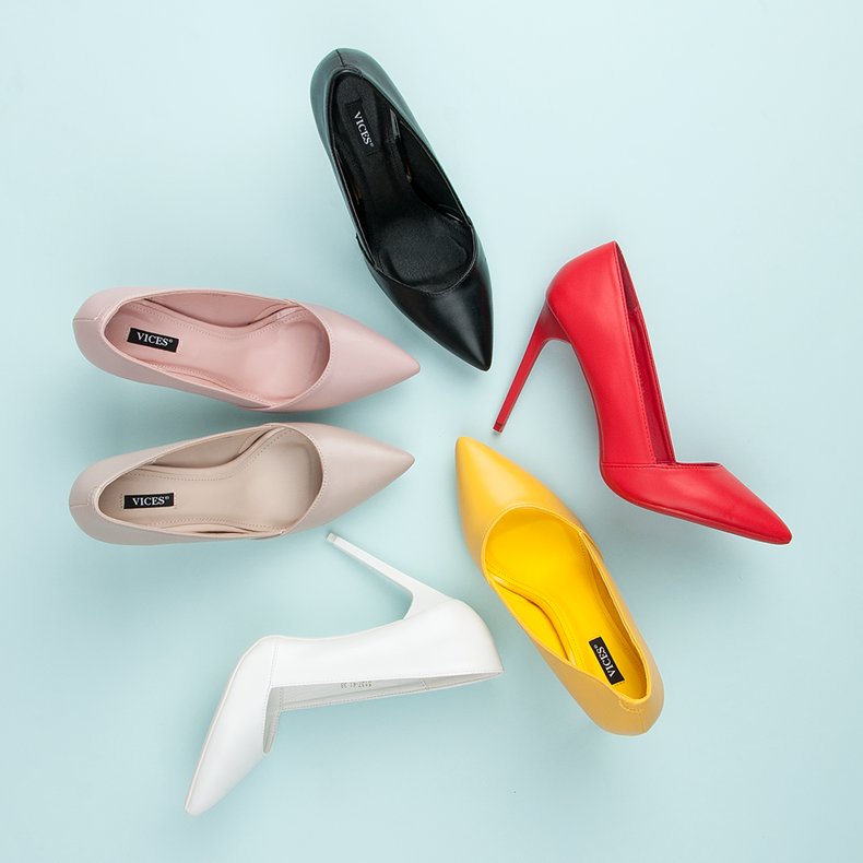 Vices Elegante salto alto VICE vermelho 1