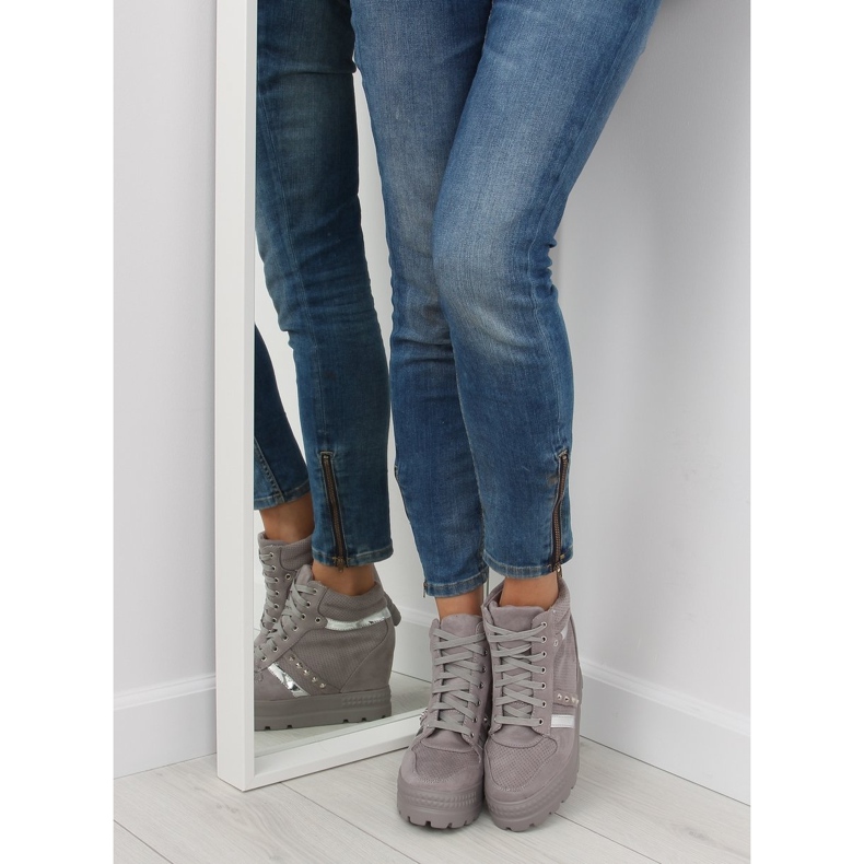 Cinza Tênis feminino cinza AT-0650-L Cinza 1