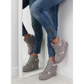 Cinza Tênis feminino cinza AT-0650-L Cinza 2