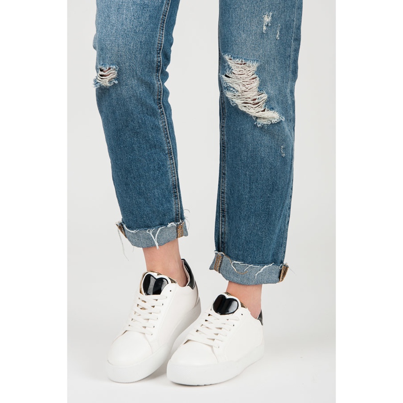 Vices Tênis de coração branco 2