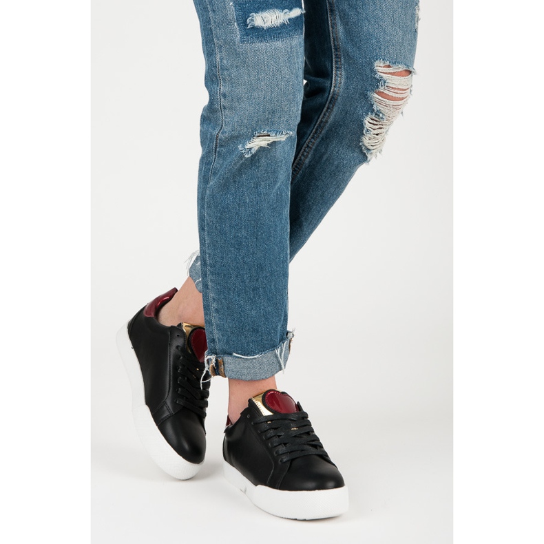 Vices Tênis de coração preto 2