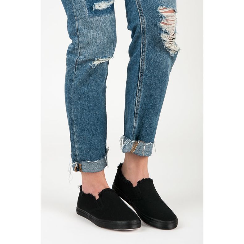 Seastar Slipons pretos 2