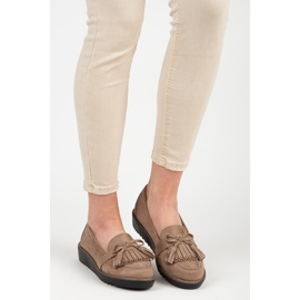 Seastar Mocassins com franjas castanho 2