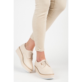 Vices Tornos de sapatos de cunha amarrados castanho 2 Vices Tornos de sapatos de cunha amarrados castanho 2