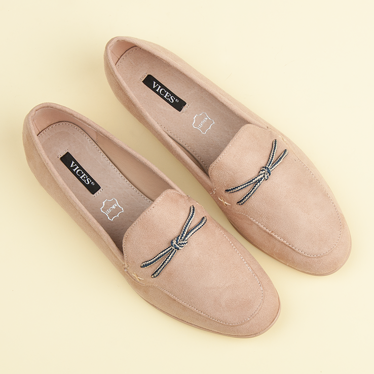 Vices Vícios de mocassins de camurça castanho 2