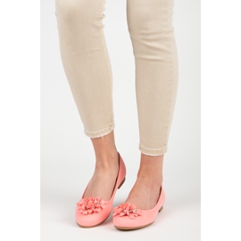 Vices bailarinas femininas com flores rosa 2