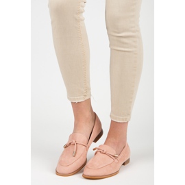 Vices Mocassins de primavera rosa 1