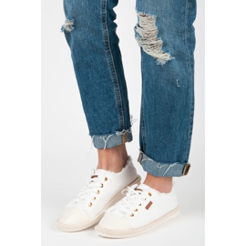 Seastar Tênis com cadarço, alpargatas branco 2