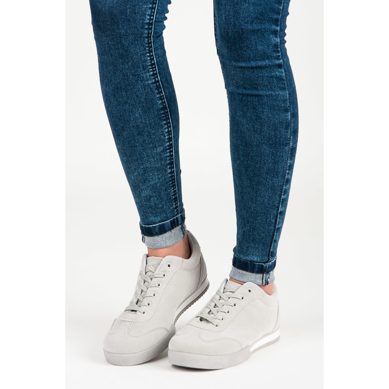 Vices Calçados esportivos de camurça cinza 1