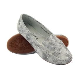 Filippo Mocassins Grey Lordsy para mulher F 006 cinza 3