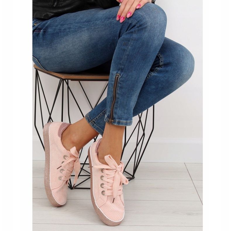 Tênis feminino rosa AK03P Pink 2