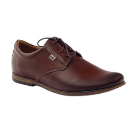 Sapatos casuais masculinos Riko 777 castanho 1
