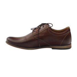 Sapatos casuais masculinos Riko 777 marrom 2