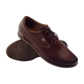 Sapatos casuais masculinos Riko 777 castanho 3