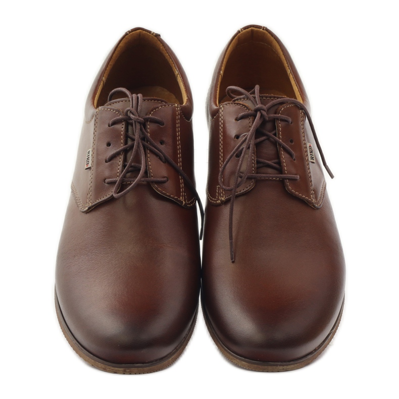 Sapatos casuais masculinos Riko 777 castanho 4