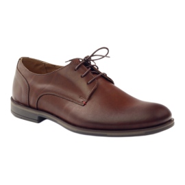 Sapatos casuais masculinos Riko 838 castanhos marrom 1