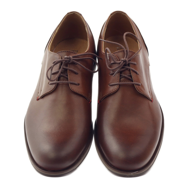 Sapatos casuais masculinos Riko 838 castanhos marrom 4