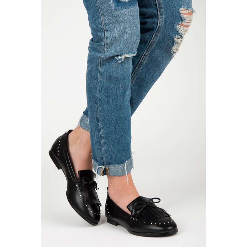 Seastar Mocassins elegantes para a primavera preto 1