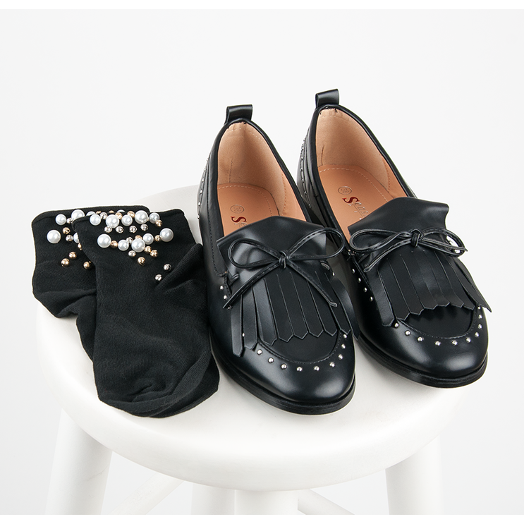 Seastar Mocassins elegantes para a primavera preto 2