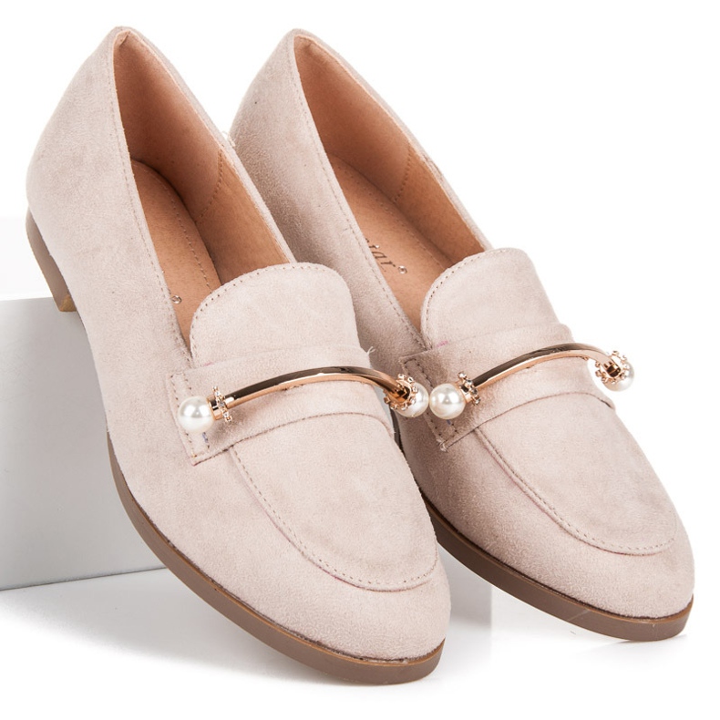 Seastar Mocassins Com Pérolas bege 1 Seastar Mocassins Com Pérolas bege 1
