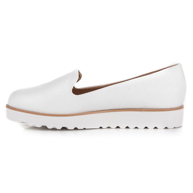 Seastar sapatos de plataforma deslizante branco 1