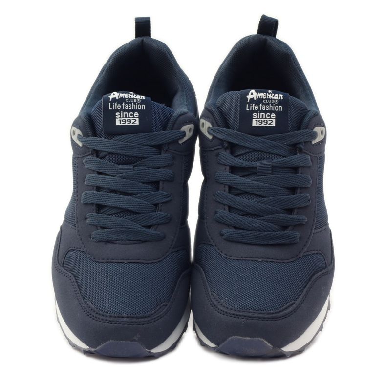 American Club Tênis de corrida americano 1754 azul marinho 4
