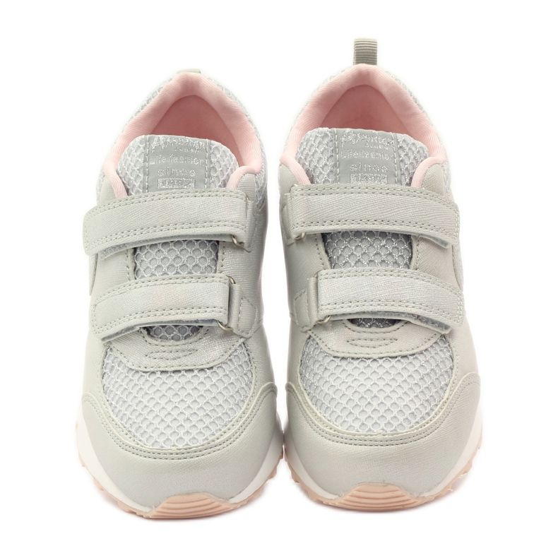 American Club Sport Velcro Americano 16211 prata cinza 4