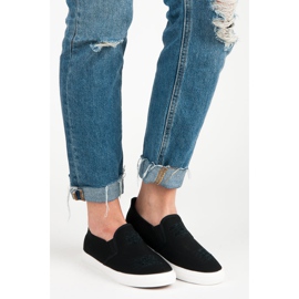 Seastar sapatilha preta de salto preto 1 Seastar sapatilha preta de salto preto 1