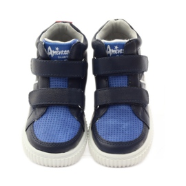 American Club tênis esportivo americano 17155 azul marinho vermelho azul 4