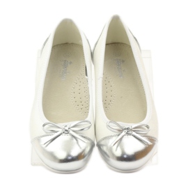 American Club Bailarinas de salto alto com arco americano branco 4