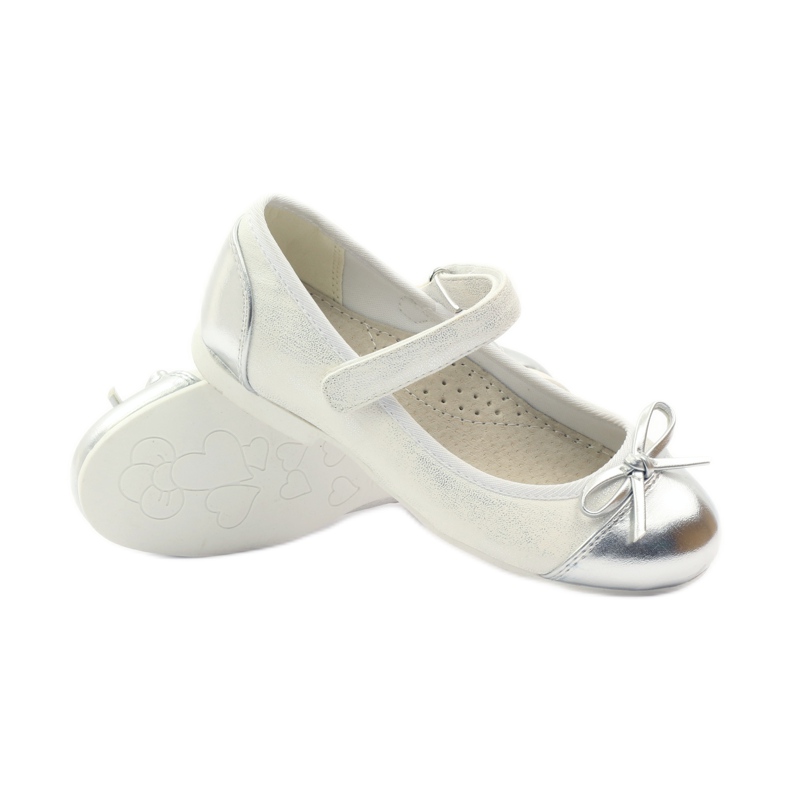American Club Sapatilhas de velcro American 14297 cinza branco 3