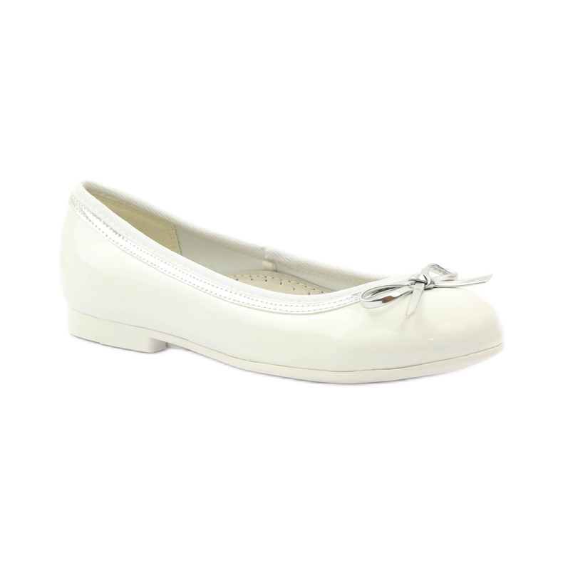 American Club Bailarinas com um laço branco americano 1