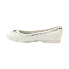 American Club Bailarinas com um laço branco americano 2