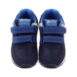 American Club tênis americano 15110 azul marinho laranja 4