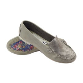 Mocassim de camurça Sergio Leone 721 cinza 3