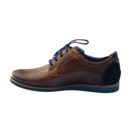 Sapatos casuais para homem Nikopol 1657 castanho preto azul marinho 2