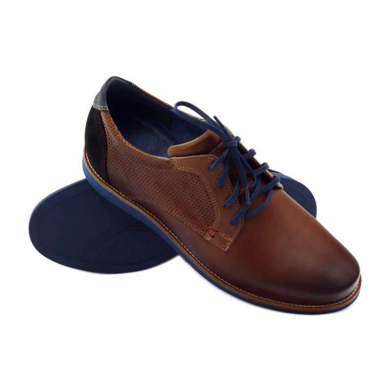 Sapatos casuais para homem Nikopol 1657 castanho preto azul marinho 3