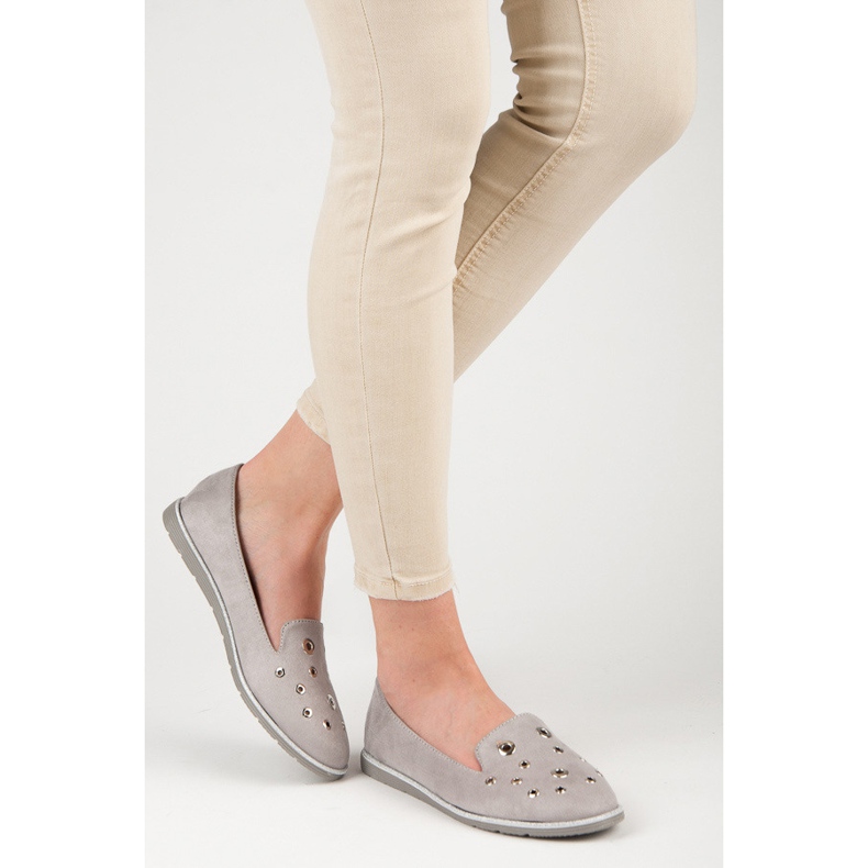 Bestelle Senhores de camurça cinza 2