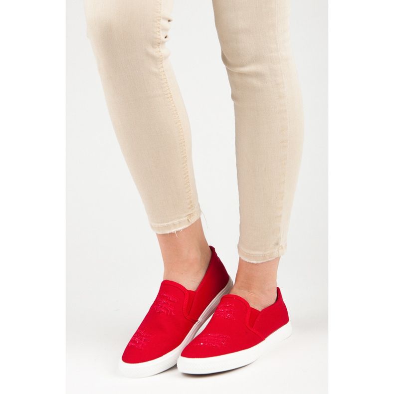 Seastar Sapatilhas Red Slip On vermelho 1