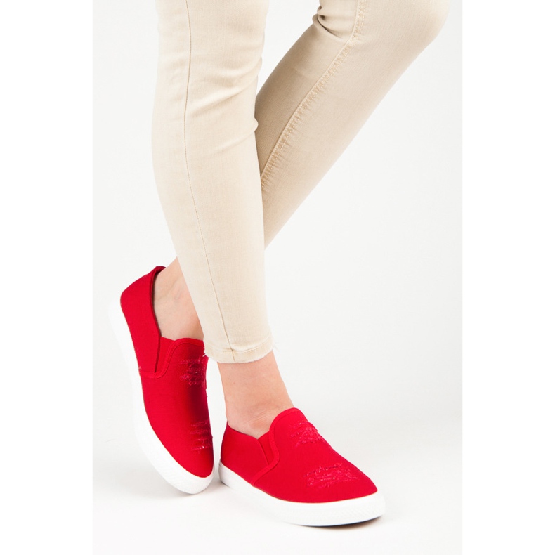 Seastar Sapatilhas Red Slip On vermelho 2