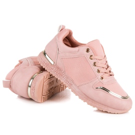 Seastar sapatos esportivos femininos amarelo rosa 2