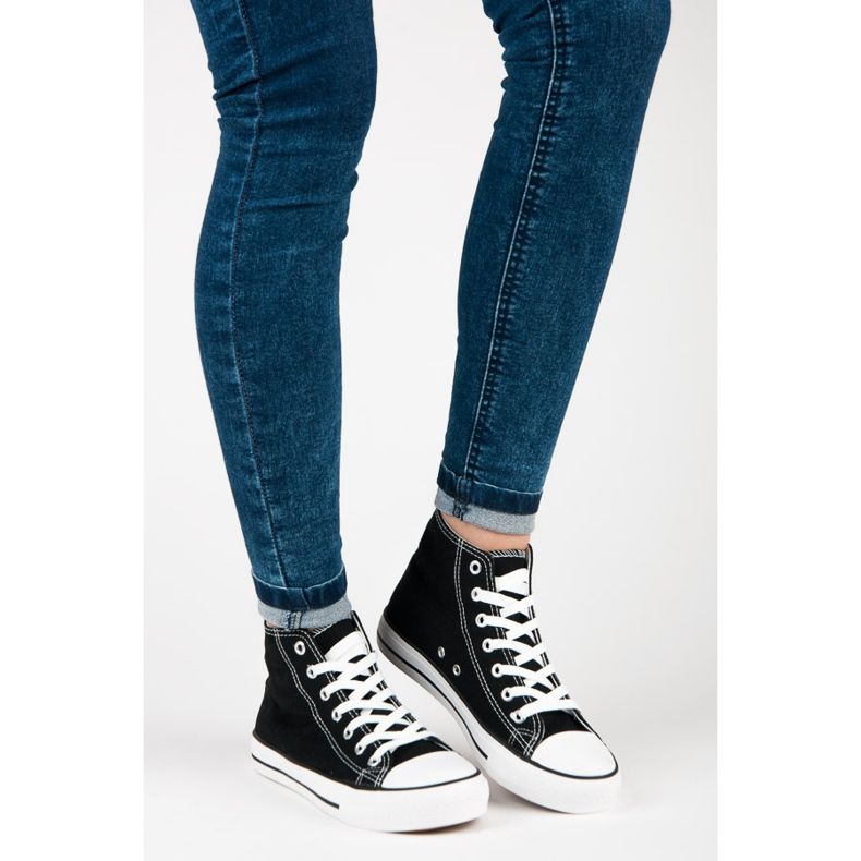 Seastar tênis alto feminino preto 1